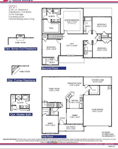 2D floor plan layout of this home in Northlake, Statesville, NC (Image 2).