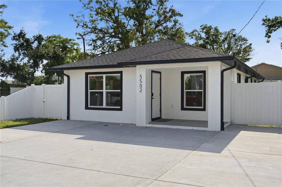 Exterior details and patio area of a home in , Tampa (Image 18). Exterior details and patio area of a home in , Tampa (Image 18).