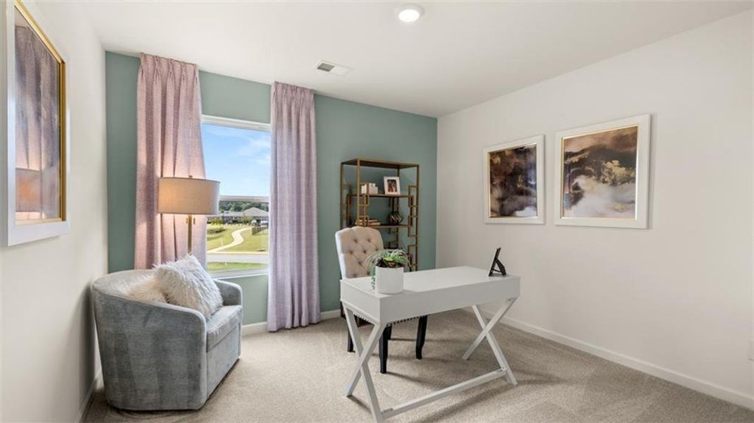 Furnished interior view inside a new home in Shoal Creek, Hampton (Image 24).