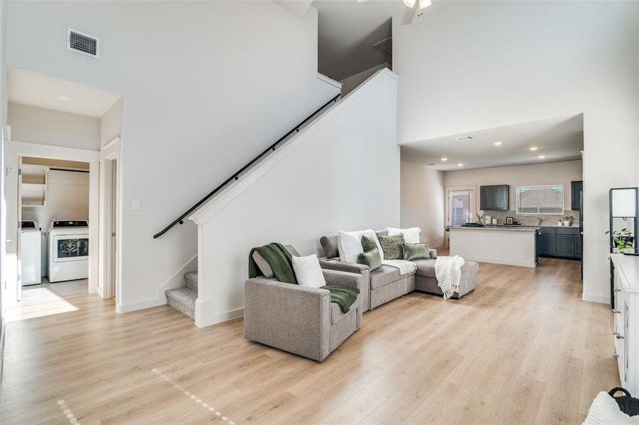 Furnished interior view inside a new home in Walden Pond, Forney (Image 9). Furnished interior view inside a new home in Walden Pond, Forney (Image 9).