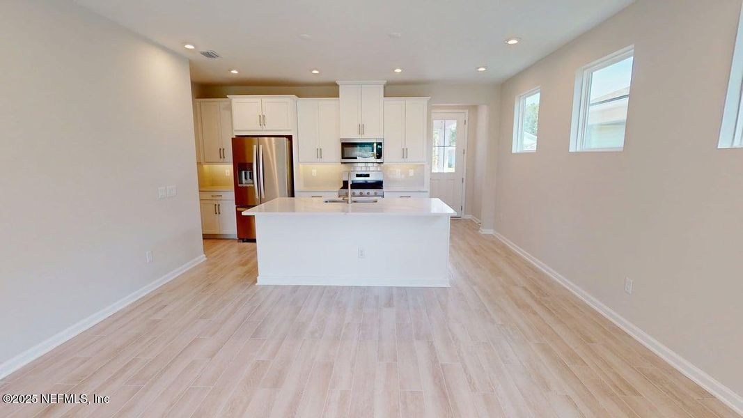 Spacious, unfurnished interior of a new home in RiverTown - WaterSong, St. Johns (Image 17).