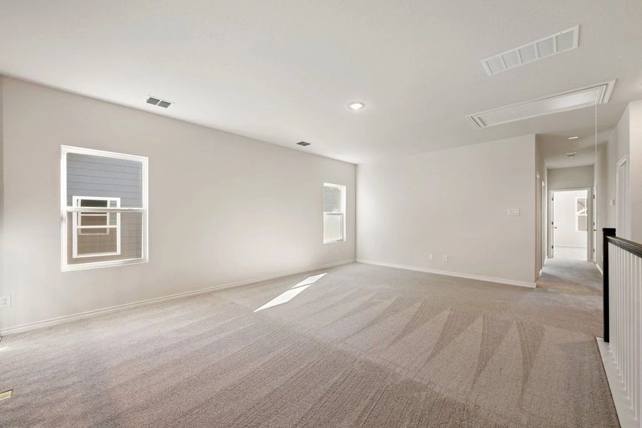 Spacious, unfurnished interior of a new home in Lariat, Liberty Hill (Image 44). Spacious, unfurnished interior of a new home in Lariat, Liberty Hill (Image 44).