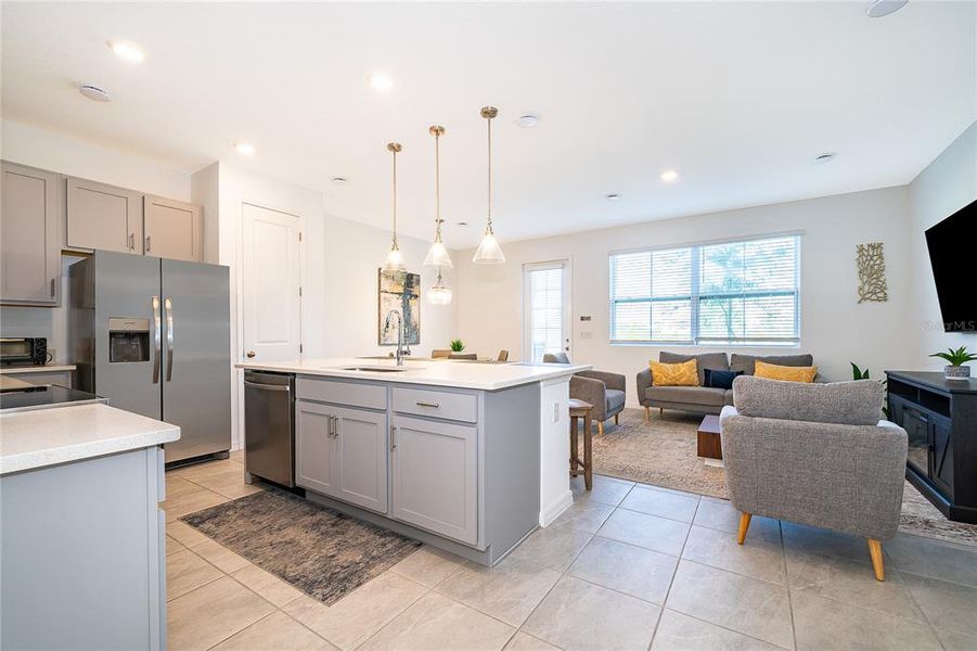 Furnished interior view inside a new home in , Davenport (Image 9).