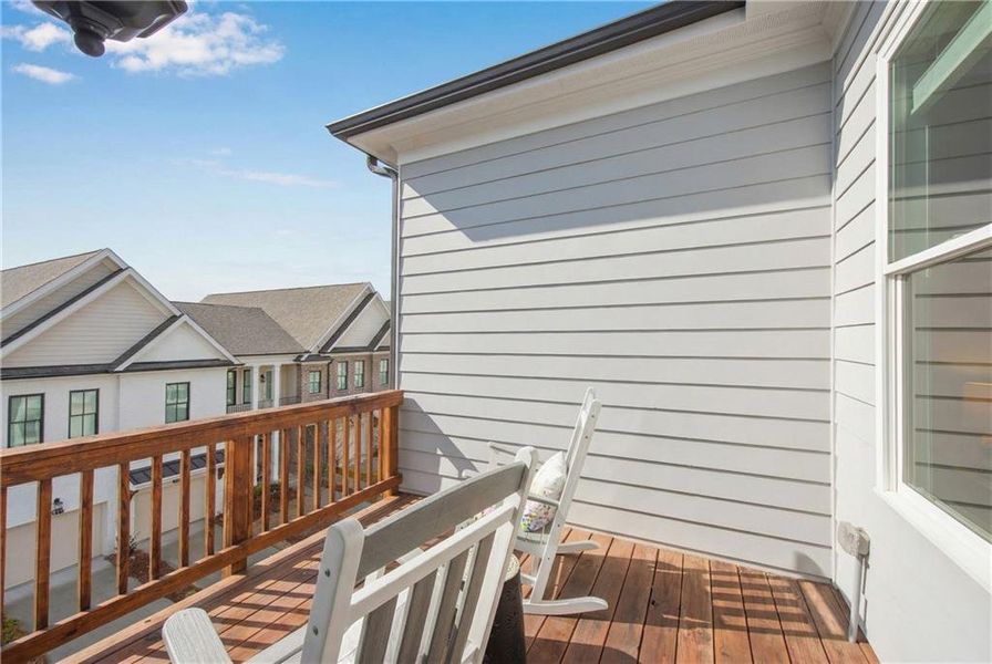 Exterior details and patio area of a home in , Peachtree Corners (Image 33).