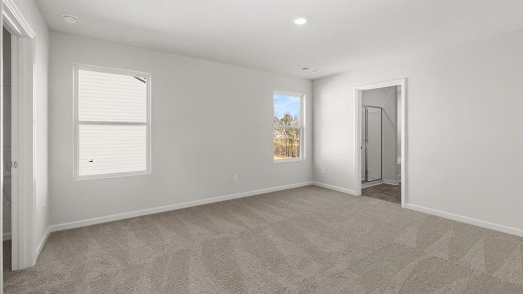Spacious, unfurnished interior of a new home in Parkside at Carter Grove, Cartersville (Image 16).