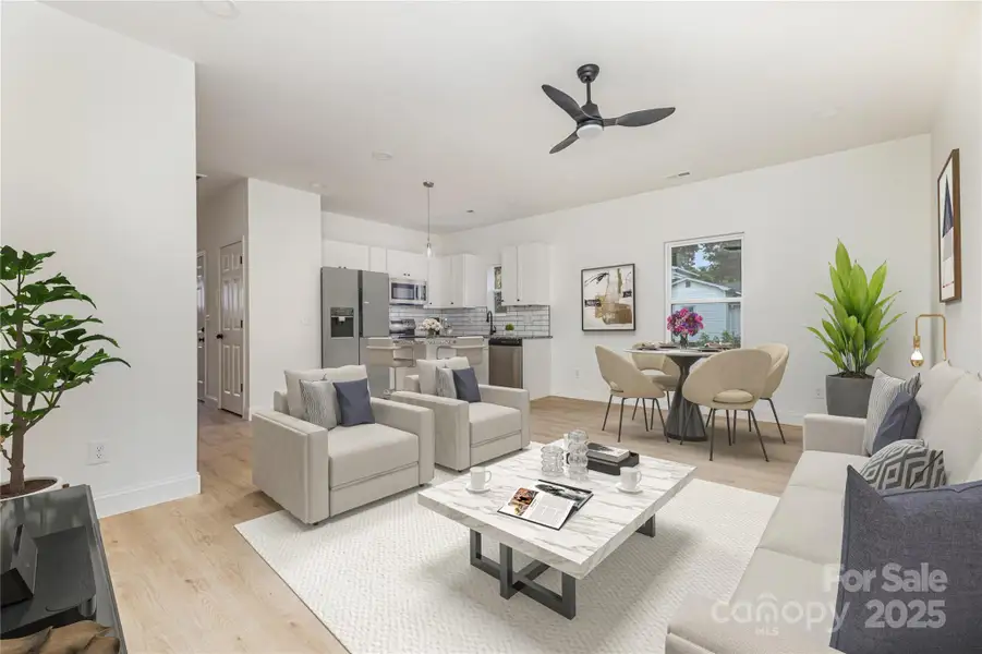 Furnished interior view inside a new home in , Hickory (Image 13).