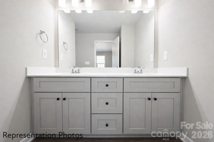 Furnished interior view inside a new home in , Charlotte (Image 7).