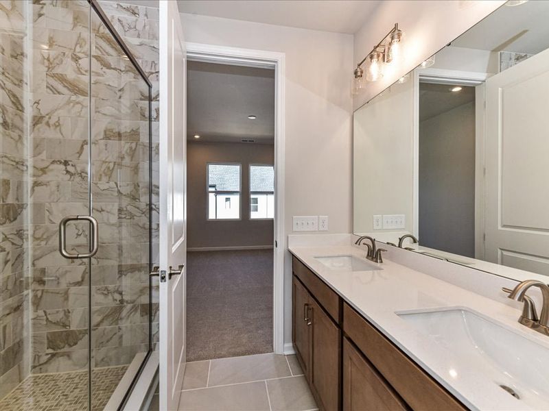 Furnished interior view inside a new home in Southmont, Charlotte (Image 11).