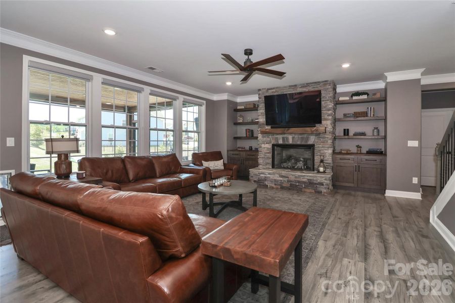 Furnished interior view inside a new home in Falls Cove, Troutman (Image 18).
