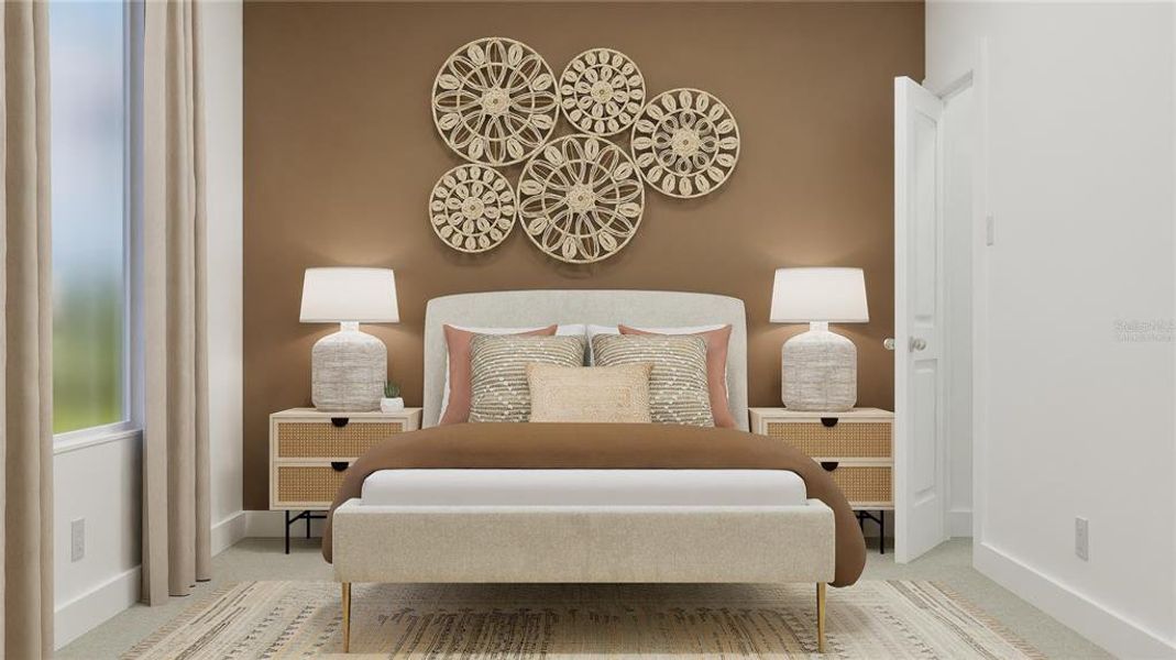 Furnished interior view inside a new home in Meadow Pointe, Groveland (Image 12). Furnished interior view inside a new home in Meadow Pointe, Groveland (Image 12).