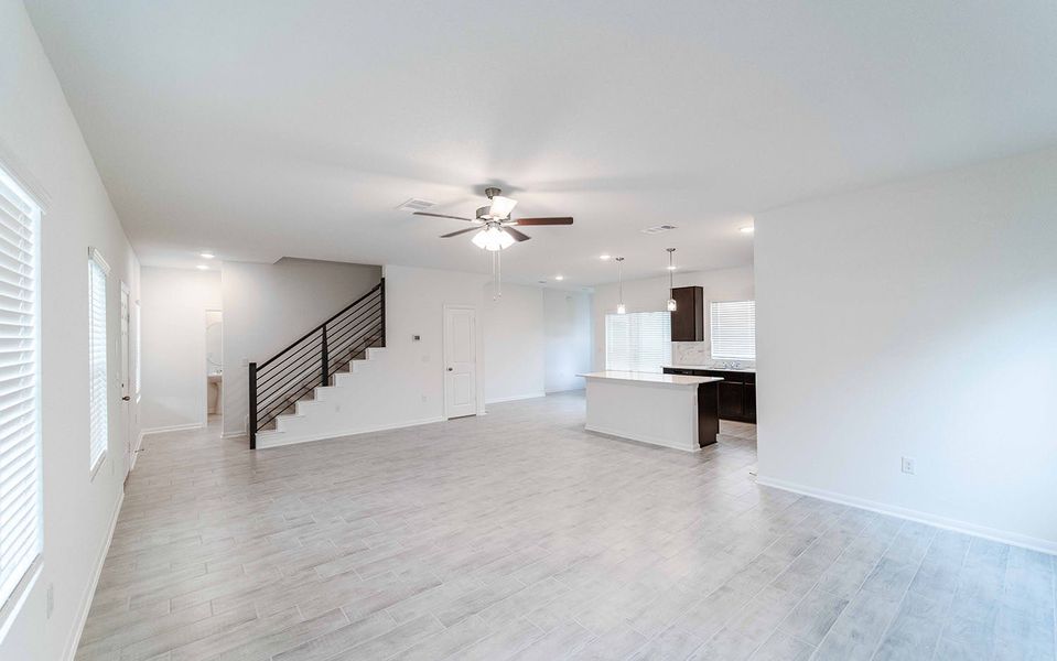 Spacious, unfurnished interior of a new home in Brooklands, Hutto (Image 9).