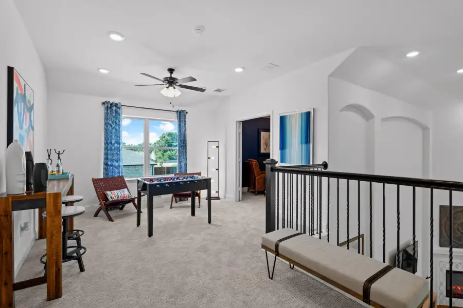 Furnished interior view inside a new home in Brookville Estates, Forney (Image 12).