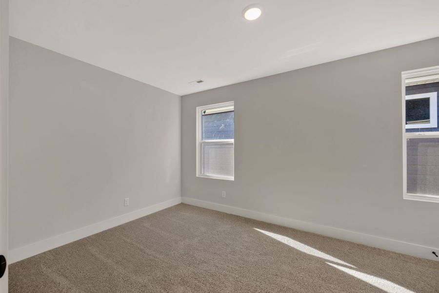 Representative unfurnished interior of a home built from the Gayle by Parkside Builders in The Parks of Mill Town, Chattanooga (Image 27). Representative unfurnished interior of a home built from the Gayle by Parkside Builders in The Parks of Mill Town, Chattanooga (Image 27).