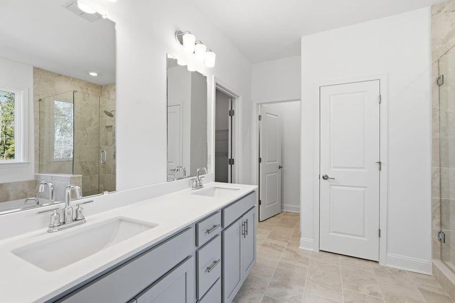 Furnished interior view inside a new home in Reserve at Hickory Walk, Kennesaw (Image 13).