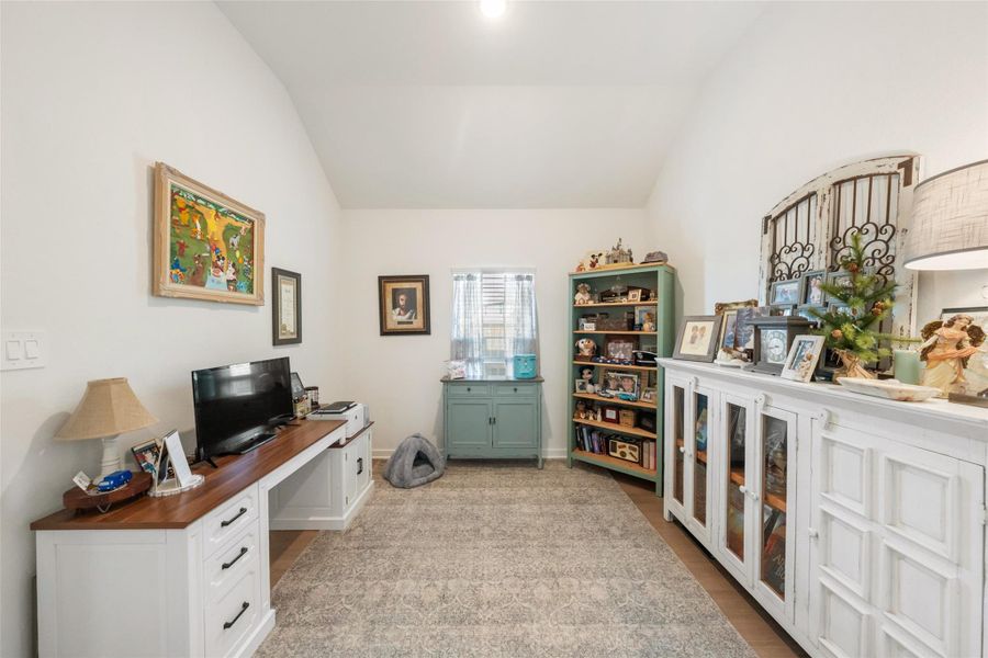 Furnished interior view inside a new home in Pinewood at Grand Texas, New Caney (Image 15).