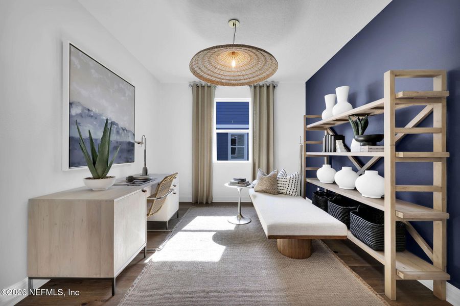 Furnished interior view inside a new home in , Jacksonville (Image 26).