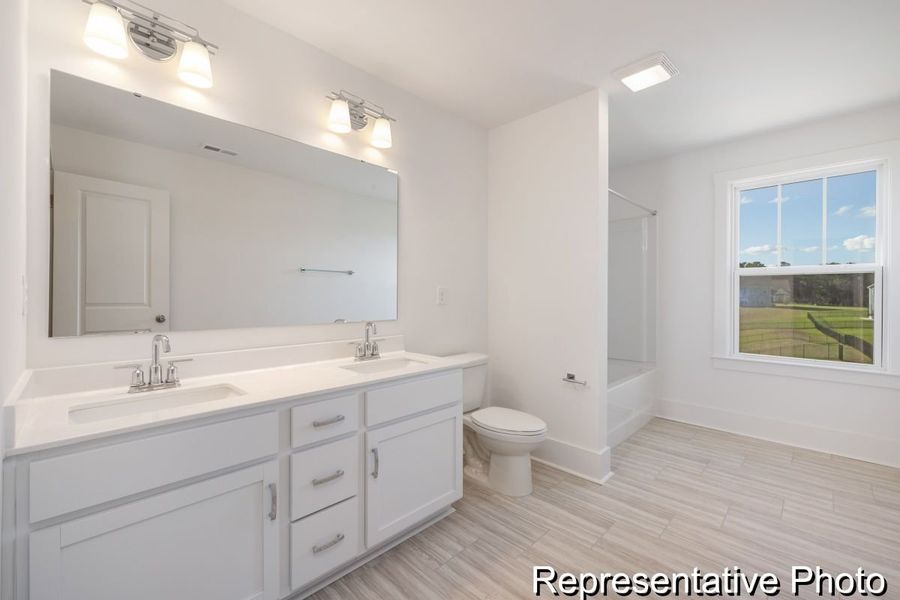 Furnished interior view inside a new home in Morrow Brook, Albemarle (Image 24).