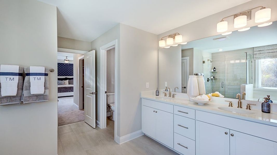 Representative furnished interior of a home built from the Wayland by Taylor Morrison in Hickory Grove, Sanford (Image 36).