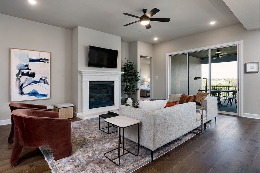 Representative furnished interior of a home built from the Driftwood by Taylor Morrison in Nolina 50s, Georgetown (Image 6).