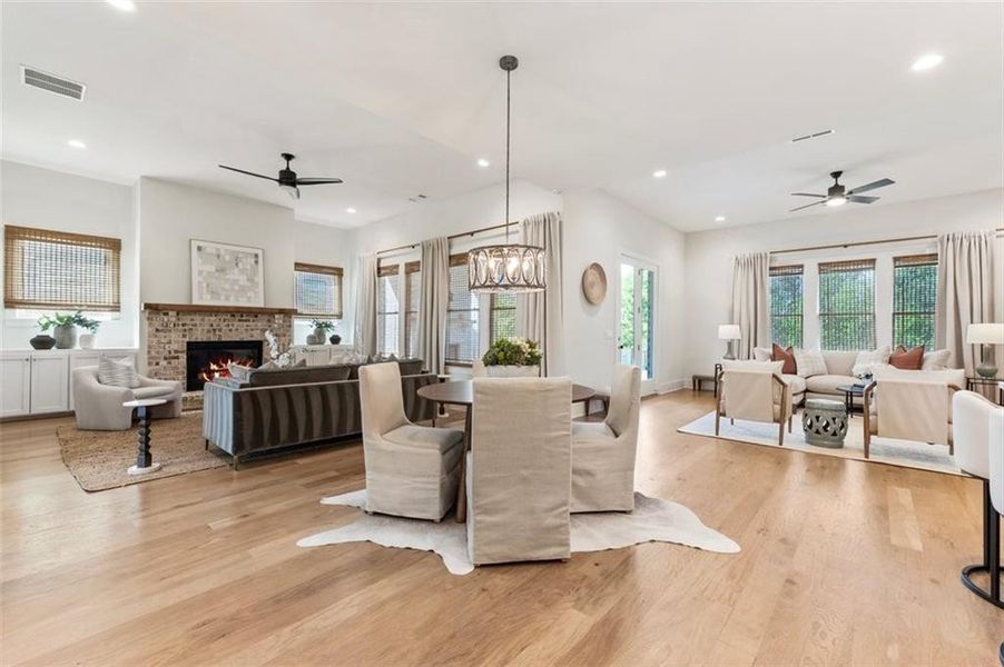 Furnished interior view inside a new home in , Buford (Image 9).