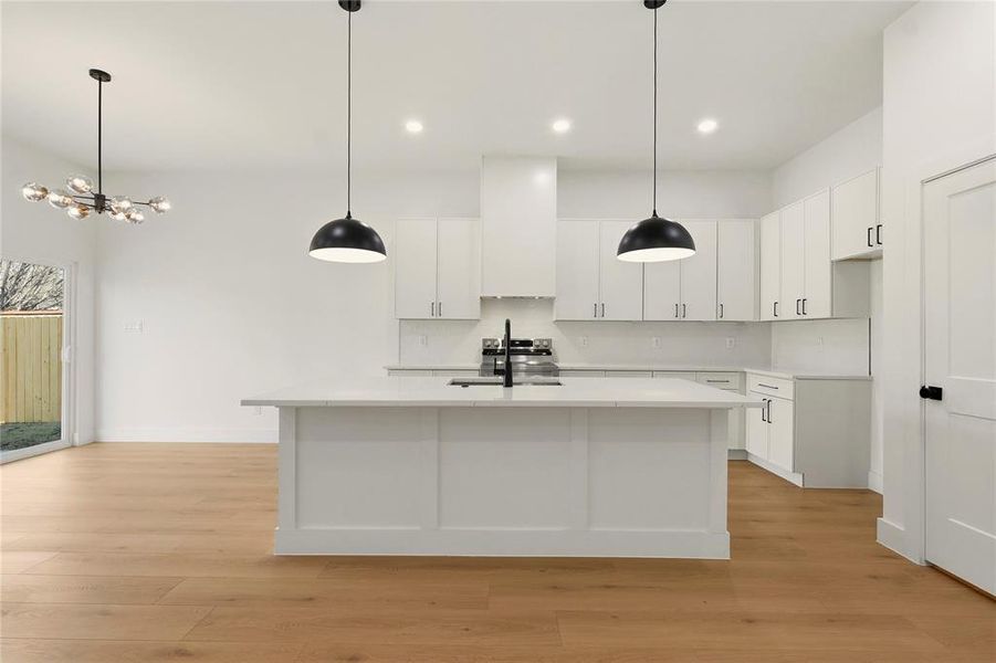 Furnished interior view inside a new home in , Dallas (Image 12). Furnished interior view inside a new home in , Dallas (Image 12).