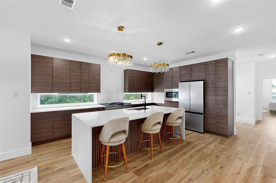 Furnished interior view inside a new home in , Dallas (Image 7). Furnished interior view inside a new home in , Dallas (Image 7).