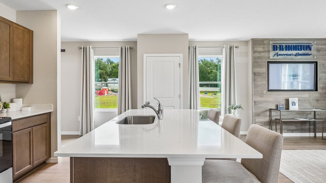 Furnished interior view inside a new home in Northwater at Two Rivers, Zephyrhills (Image 19).