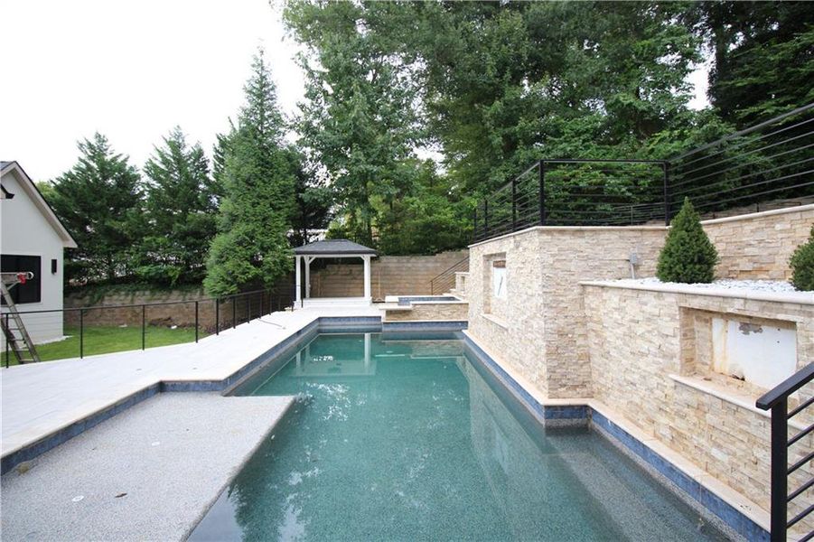 Exterior details and patio area of a home in , Sandy Springs (Image 30). Exterior details and patio area of a home in , Sandy Springs (Image 30).