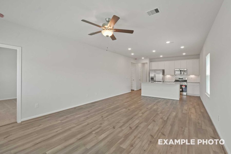 Representative unfurnished interior of a home built from the The Comal F by Davidson Homes LLC in Spring Branch Crossing, Conroe (Image 16).