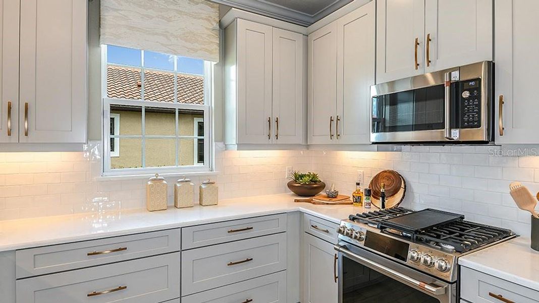 Furnished interior view inside a new home in Esplanade at Azario Lakewood Ranch, Bradenton (Image 5). Furnished interior view inside a new home in Esplanade at Azario Lakewood Ranch, Bradenton (Image 5).