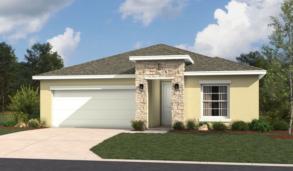 Representative exterior photo of a completed home built from the Duranta by Hakes Brothers in Monte Cielo, Weslaco, TX (Image 20).