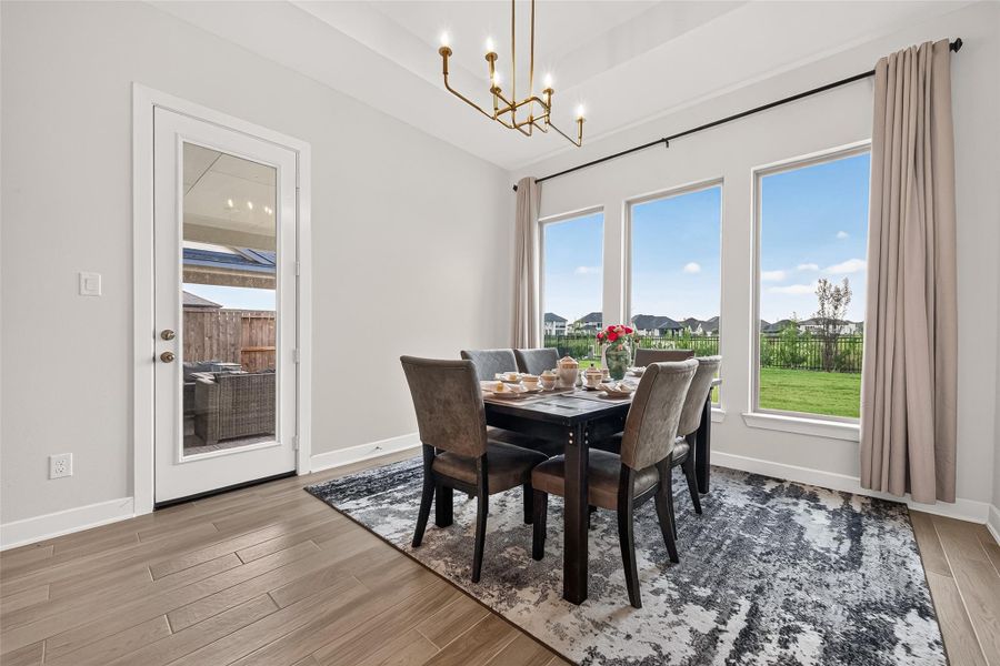 Furnished interior view inside a new home in , Brookshire (Image 39).