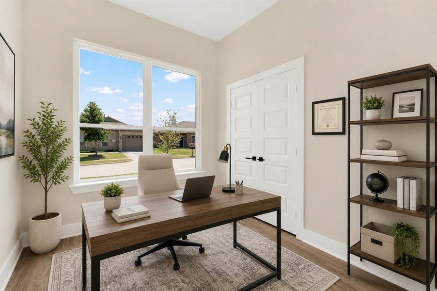 Bedroom - virtually staged