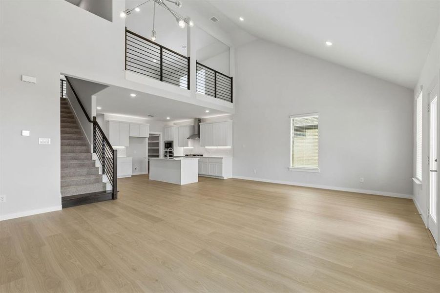 Open Floor Plan in the Winters home plan by Trophy Signature Homes – REPRESENTATIVE PHOTO Open Floor Plan in the Winters home plan by Trophy Signature Homes – REPRESENTATIVE PHOTO