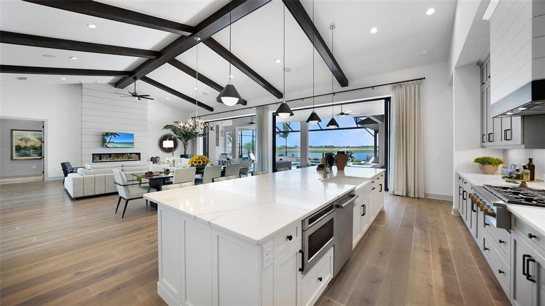Furnished interior view inside a new home in , Venice (Image 37).
