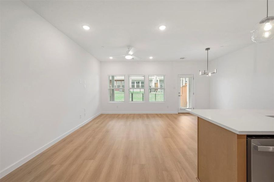Spacious, unfurnished interior of a new home in Providence Commons, Providence Village (Image 29). Spacious, unfurnished interior of a new home in Providence Commons, Providence Village (Image 29).