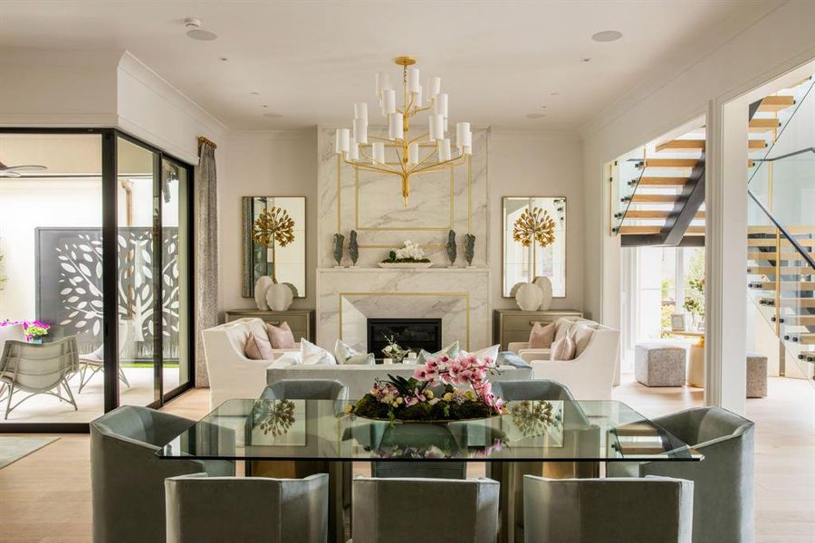 Furnished interior view inside a new home in , Southlake (Image 35).