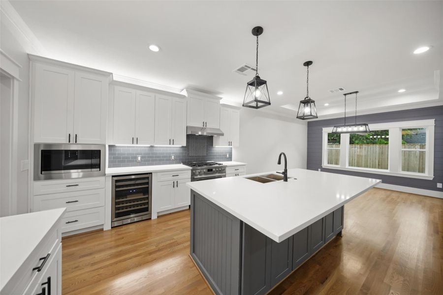Furnished interior view inside a new home in , Houston (Image 11).