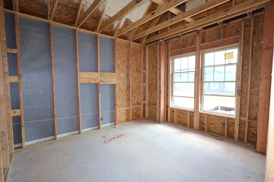 In-progress construction of a new home in Escondido 50' Homesites, Magnolia, TX (Image 6).