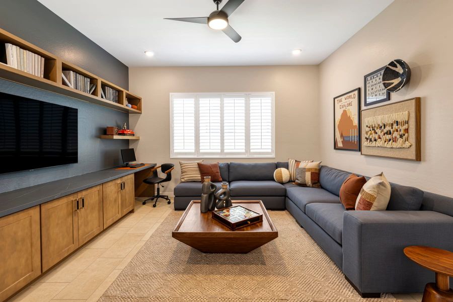 Representative furnished interior of a home built from the Cholla Plan 5541 by Tri Pointe Homes in Blossom Rock, Apache Junction (Image 11).