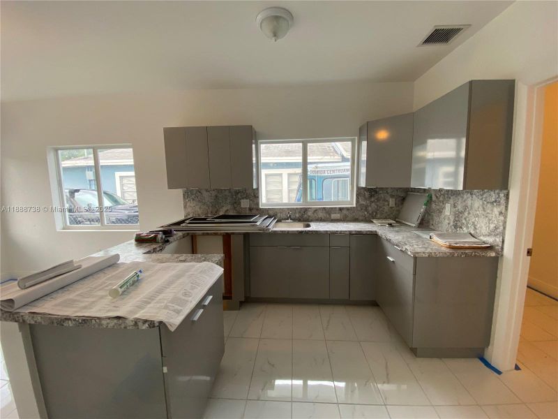 Furnished interior view inside a new home in , Miami (Image 3). Furnished interior view inside a new home in , Miami (Image 3).