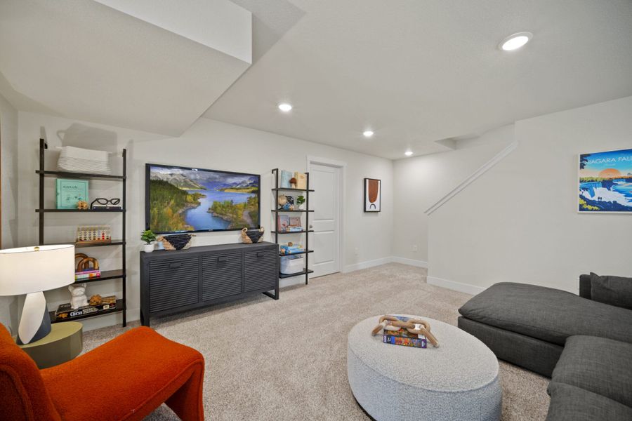 Furnished interior view inside a new home in Ridge at Lorson Ranch, Colorado Springs (Image 30).
