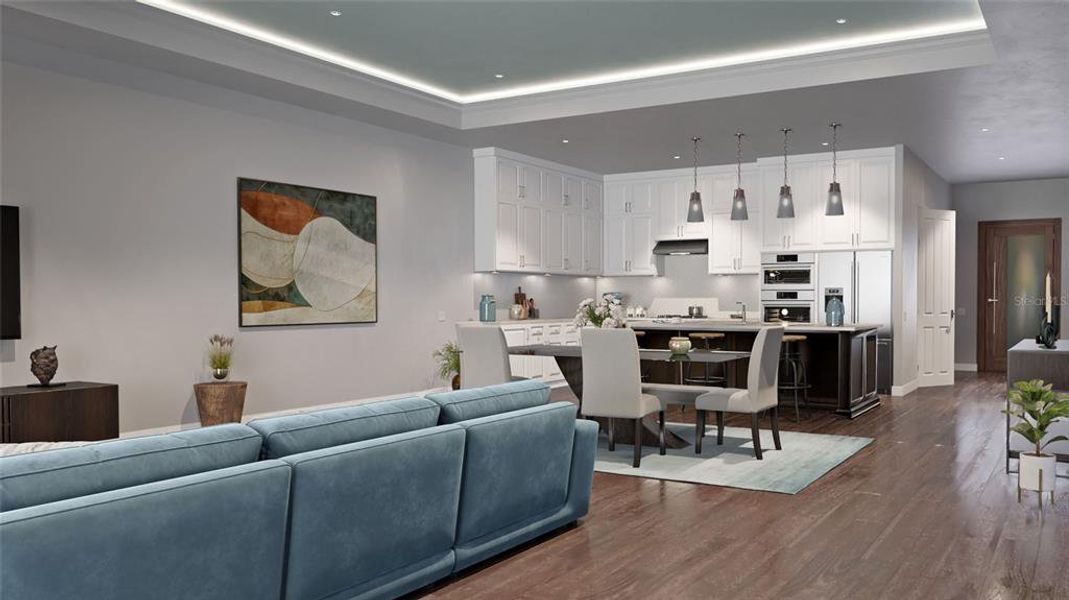 Furnished interior view inside a new home in , Port Charlotte (Image 8).