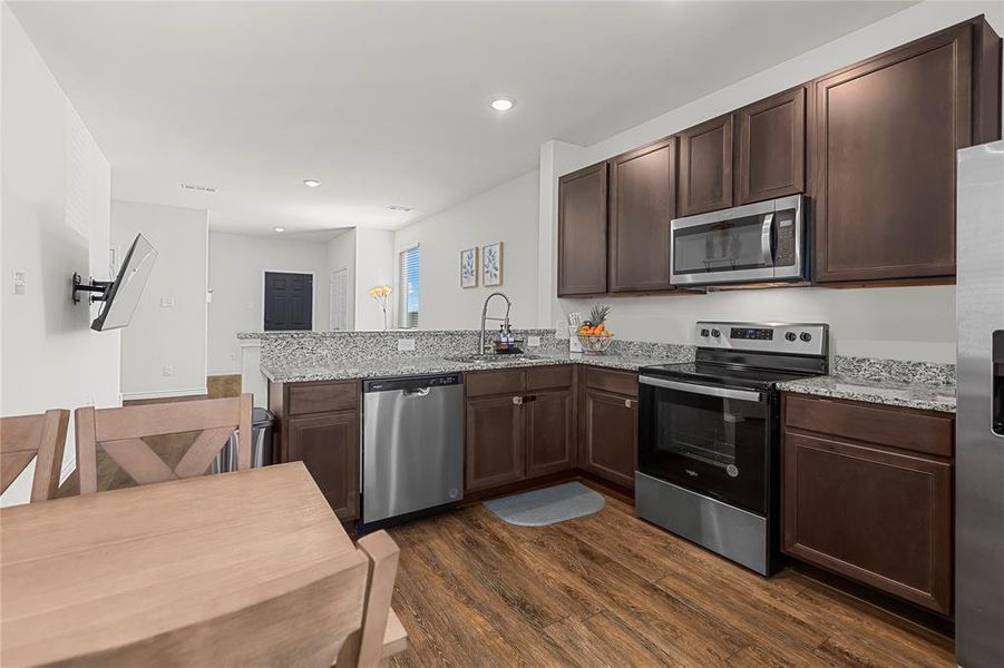 Furnished interior view inside a new home in , Everman (Image 4).