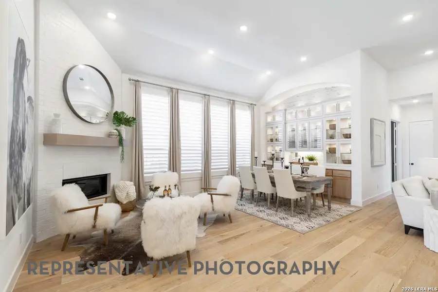 Furnished interior view inside a new home in Esperanza, Boerne (Image 7). Furnished interior view inside a new home in Esperanza, Boerne (Image 7).