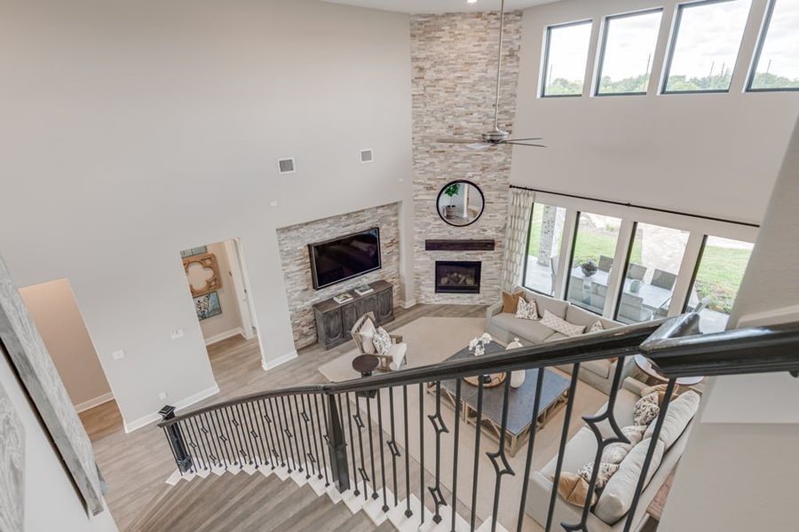 Representative furnished interior of a home built from the Sauvignon by Tri Pointe Homes in The Estates at James Lane, Fulshear (Image 14).