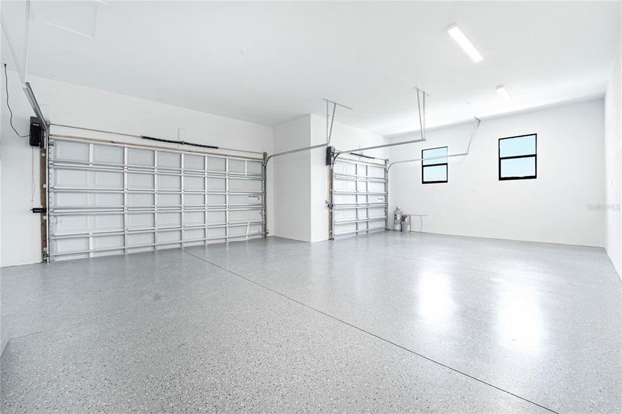 Oversized Garage with High Ceilings