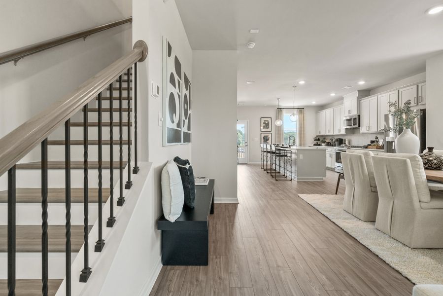 Furnished interior view inside a new home in Alder Creek, Cumming (Image 8).