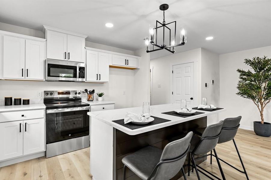 Furnished interior view inside a new home in , Robinson (Image 8).