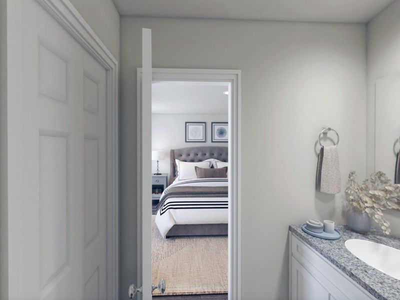 Representative furnished interior of a home built from the Sequoia by National HomeCorp in Summit Place, Eden (Image 7).